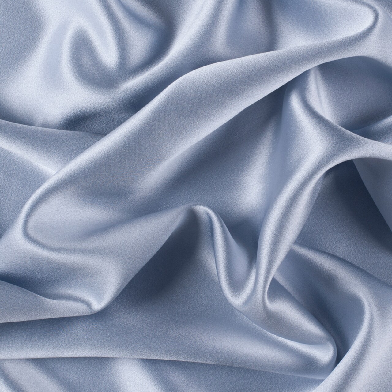 1 Yard Gray Dawn Silk Crepe Back Satin Elegant Solid Designer Sewing Fabric 44 inch Width